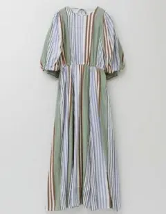 美品ꕥヌキテパ 完売 西園寺さん コットンボイルストライプフリル