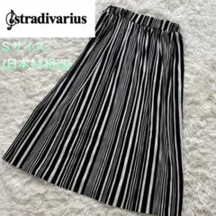 美品⭐️Stradivarius、プリーツ、ロング丈、ウエストギャザー