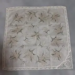 Christian Dior 花柄ハンカチ