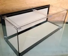 アクリル水槽　1200×385×450 新品水槽 在庫品 アクリル水槽 1200x350x450mm 板厚6mm 底5mm バック