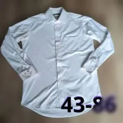 P.S.FA　i-shirt　43-86　白　長袖Ｙシャツ　ノーアイロン