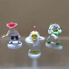 トイストーリー　アンディ　アル(にわとり男)　バズ　フィギュアのサムネイル