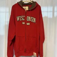 ウィスコンシン 1848 フード付きパーカー XXL
