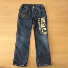 DOUBLE.B デニム ボトムス クマ刺繍