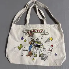 Disney TOY STORY 5 ミニトートバッグ ホワイト ランチバッグ - メルカリ