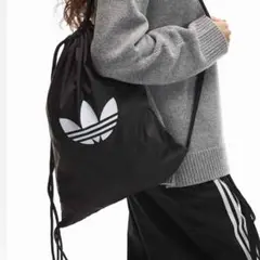 【新品】adidas Originals ジムサック ナップサック ブラックのサムネイル