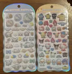 コットンパフィシール　サンリオ シナモロール