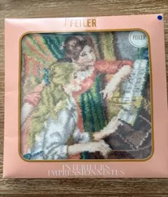 FEILERハンカチ　限定デザイン:ルノワール《ピアノを弾く少女たち》