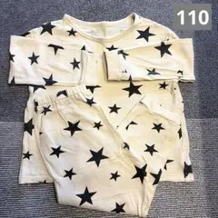 星柄パジャマ 110サイズのサムネイル