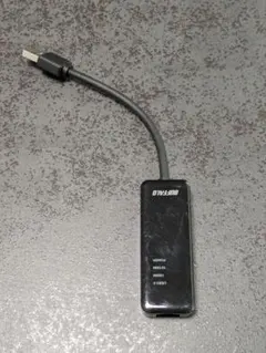 BUFFALO 有線LANアダプター LUA4-U3-AGTE-NBK ブラック