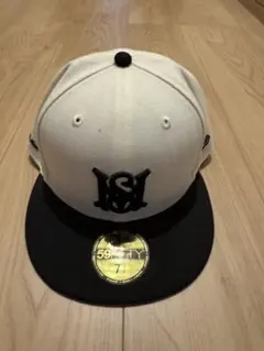 New Era 59FIFTY キャップ 7 1/2 ホワイト/ブラック