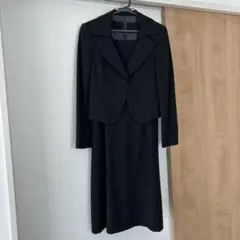 喪服　7号　ワンピース　ジャケット　セット　セレモニー　ブラックフォーマル