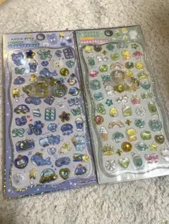 （正規品）ストーンつきジュエルプチドロップシール2枚セット