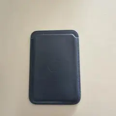 Apple純正　レザーウォレット　ネイビー　MagSafe