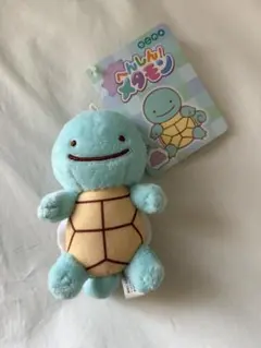 へんしん！メタモン ゼニガメ ぬいぐるみ キーチェーン　ぼこポケ