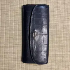 中古品❁⃘*.゜COACH ネイビー 長財布