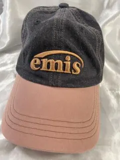 emis キャップ デニム×ピンク 韓国のサムネイル