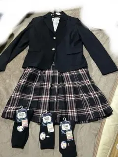 なんちゃって制服セット ブレザー シャツ スクールソックス スカート
