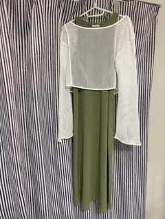 GU メッシュセットロングワンピース Mサイズ