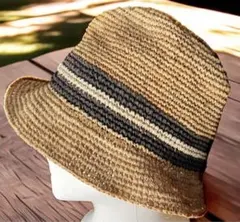 CHUMS ストローハット 麦わら バケットハット レディース メンズ 夏のサムネイル