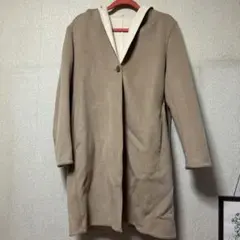 UNIQLO ベージュ フード付き ロングコート