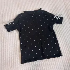 新品未使用❤️ 袖リボン半袖Tシャツ カットソー