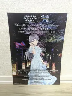 青ブタ　青春ブタ野郎はディアフレンドの夢を見ない　江の島フライヤー　桜島麻衣のサムネイル