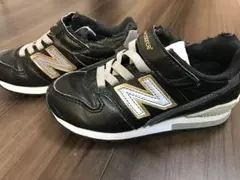 [再値下げ]ニューバランス 996 レザーブラック キッズ 17cm