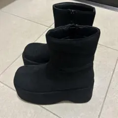 GRL スエード厚底ブーツ zr1140