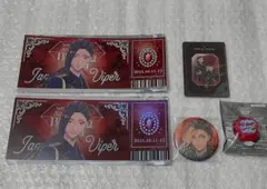 ツイステ ジャミル ブレジュ 缶バッジ チケット風カード リングライト まとめ