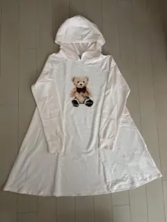 Ank Rouge ベアパーカー ホワイト