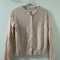 UNIQLO Mサイズ ピンク カーディガン