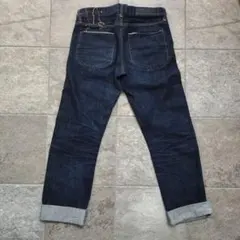 KURO ダークブルー ストレートデニム 29インチ