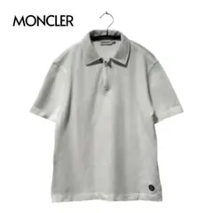 04SS MONCLER メタルロゴ ハーフジップ ポロシャツ 国内代理店表記有のサムネイル