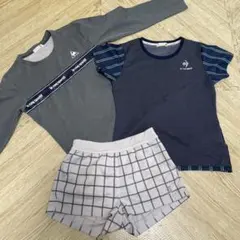 テニス　ウェア　セット　Mサイズ　ルコック　スリクソン　コーデ　上下セット
