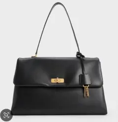 【即購入可】チャールズ＆キース Kerry ケリートップハンドルサッチェルバッグ