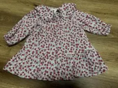 ZARA 花柄 長袖 ワンピース 18-24ヶ月