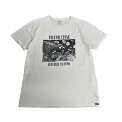 VOLCOM グラフィックTシャツ　花　コットン　ホワイト　L 古着　8S3のサムネイル