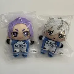 ブルーロック ぬいぐるみマスコット(新英雄大戦)凪誠士郎、御影玲王