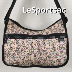 か*な様 LeSportsac スヌーピー ショルダーバッグ ドット柄 レスポー