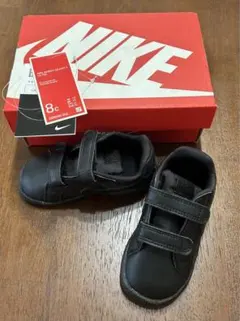 【NIKE】新品！14cm ブラック スニーカー