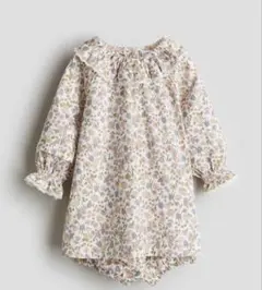 H&M Adorables フローラルプラントセットアップ　オーガニックコットン