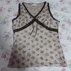 ベロア タンクトップ