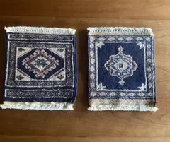 Pakistan mini rug ２枚セットで