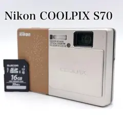 動作確認済 Nikon COOLPIX S70 ブラック 充電器 SDカード付 動作確認済 Nikon COOLPIX S70 ブラック 充電器 SDカード付 - メルカリ