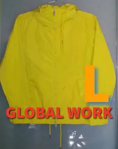 GLOBAL WORK　ナイロンジャケット　Lサイズ　イエローのサムネイル