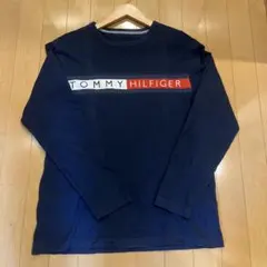 TOMMY HILFIGER トミーヒルフィガー　ロンT ネイビー　状態良好　M
