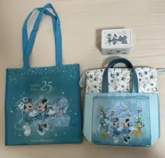 東京ディズニーシー 25周年 ランチバッグ、ショッピングバッグ、缶3点セット