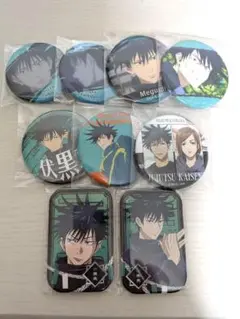 呪術廻戦 伏黒恵 缶バッジ まとめ売り