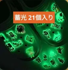 21個入り イタリアンブレインロット シューズ アクセサリー 蓄光 ジビッツ